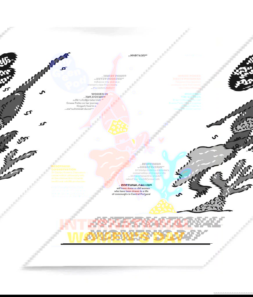 My Green Pod Magazine Cover March 2026 - International Womens Day