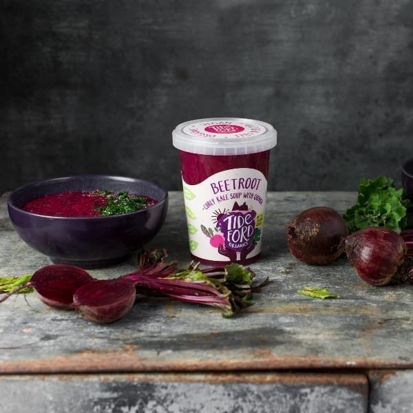 Tideford Organics Beetroot + Curly Kale Soup with Quinoa
